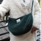 Bobby Teal Hobo Slouchy Cross body Corduroy Bag